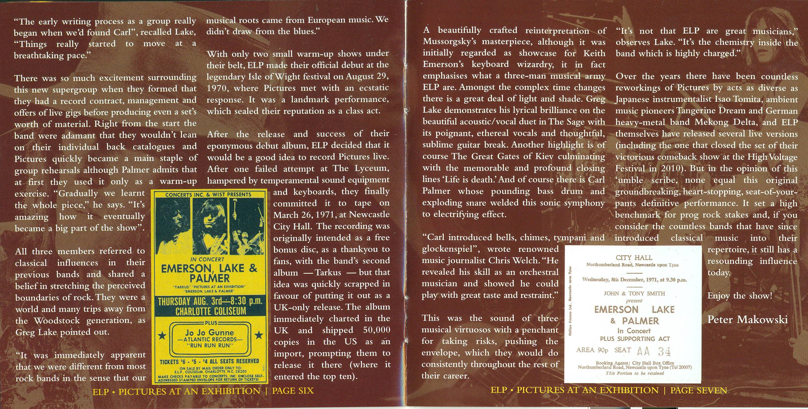 Emerson, Lake and Palmer Pictures At An Exhibition [Booklet04 d]